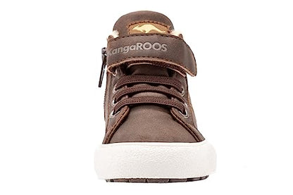 KangaROOS Unisex Baby Kavu Iii Sneaker, Braun Dark Brown Sand 343, 22 EU