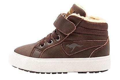 KangaROOS Unisex Baby Kavu Iii Sneaker, Braun Dark Brown Sand 343, 22 EU