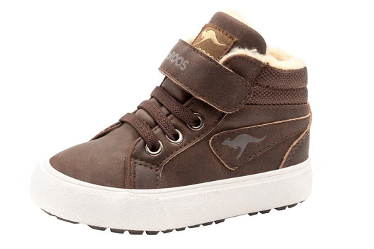 KangaROOS Unisex Baby Kavu Iii Sneaker, Braun Dark Brown Sand 343, 22 EU